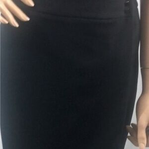 Kate Hill Classic Black Pencil Skirt